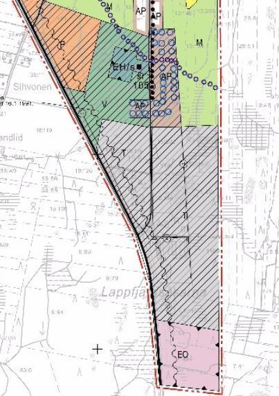 3 Generalplan Över området finns Lappfjärd delgeneralplan som godkändes år 2009.