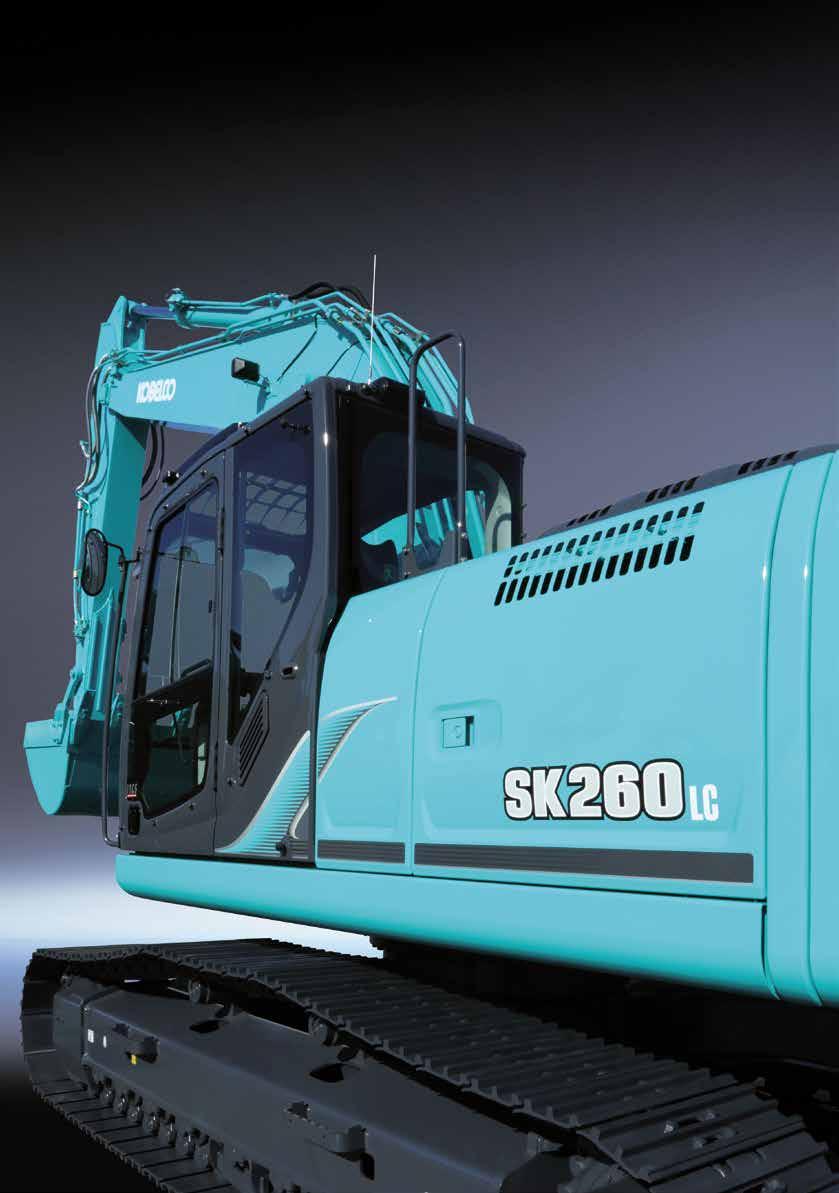 Skopkapacitet: 1,0 m 3 ISO rågad Motoreffekt: 131 kw / 2 100 min -1 (ISO 9249)