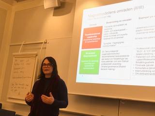 Magnetmodellen Oili Dahl, SSF Hur arbeta för att behålla sjuksköterskor inom vården möjligheter, förutsättningar och kompetenshöjning.