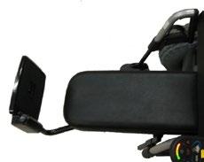 25-35cm Benstöd kort höger inkl.
