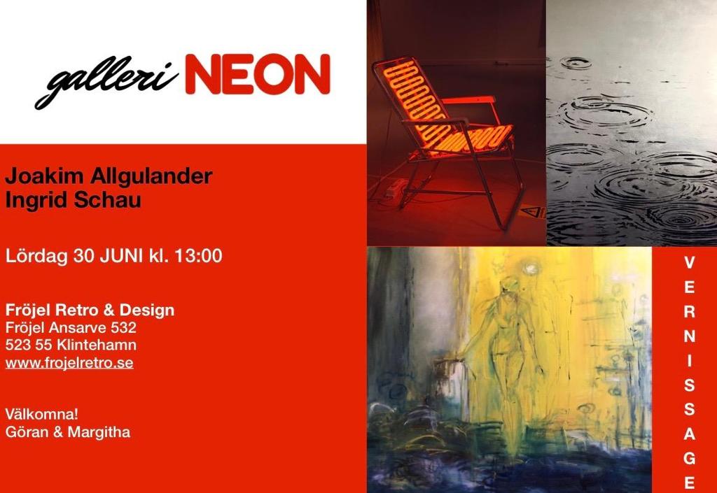 VERNISSAGE lördag 30 juni KL. 13:00 Nedan finner ni inbjudan till öppningen och vernissagen av vårt galleri i Fröjel lördag 30 juni kl. 13:00. Båda konstnärerna närvarar vid vernissagen.