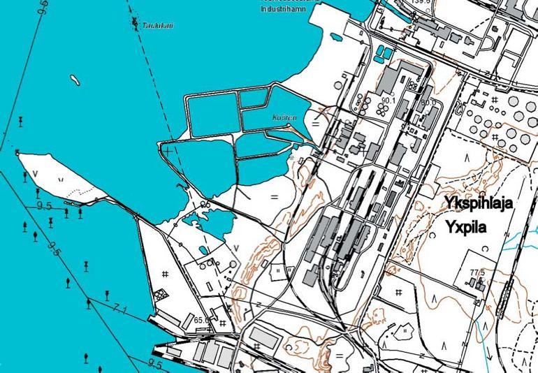Figur 6-2 Område där projektets omedelbara konsekvenser