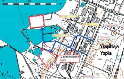 Byggandet av slutdeponeringsområdet avviker inte mycket från annat samhällstekniskt byggande, så landskapet påverkas inte under byggtiden.