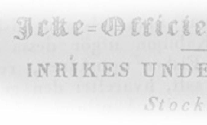 Under nedanstående rubrik i Post- och Inrikes tidning fanns följande att läsa den 3 januari 1837: Kjeserl. Ryska härvarande Ministern Grefven Petocki har, på H. M. Kjesarens af Ryssland vägnar, till H.