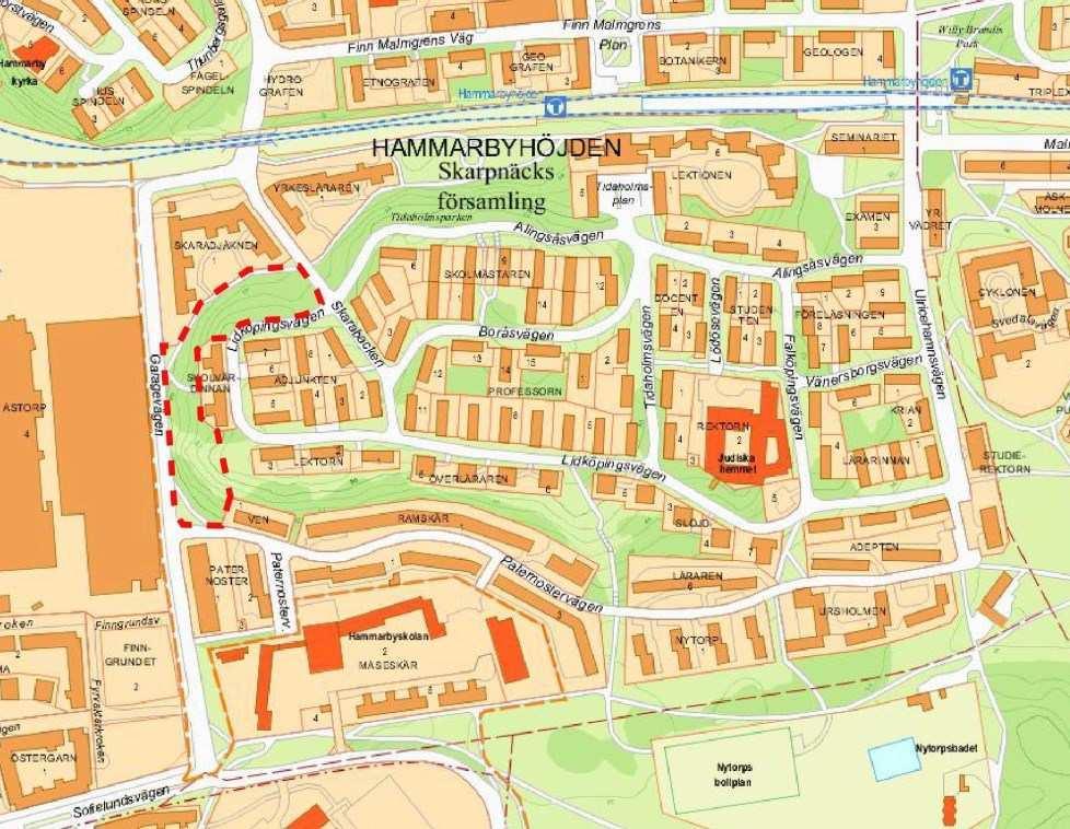 Sida 2 (8) med rimliga hyror. En komplettering i Hammarbyhöjden följer översiktsplanen och programmet för Hammarbyhöjden och Björkhagens visioner om den centrala stadens utvidgning.