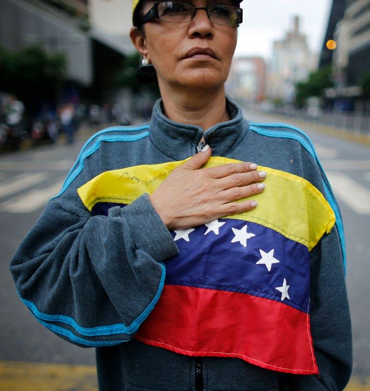 Den demokratiska oppositionen i Venezuela Sacharovpristagare 2017 Sedan 1988 har Europaparlamentet delat ut