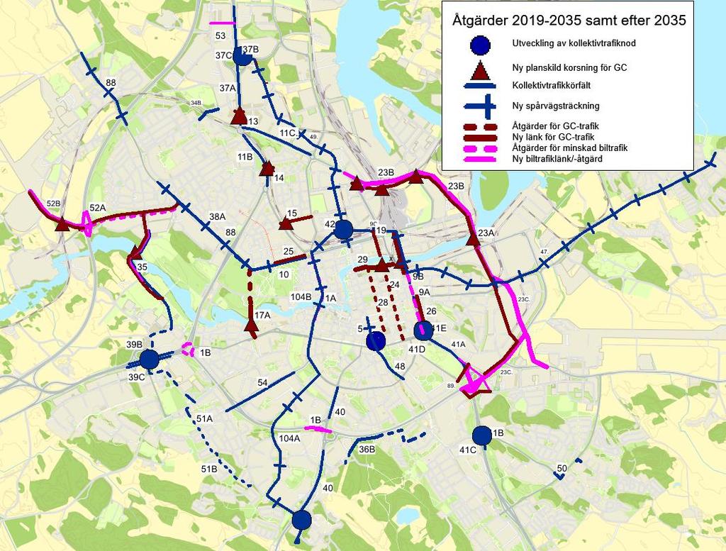 20 (23) SUMP och Genomförandeplan Resultatet från arbetet med aktivitet 5 har kontinuerligt och i olika skeden förts vidare till arbete med SUMP:en och Genomförandeplanen.