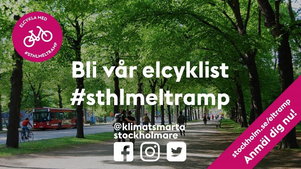 7 (15) Kommunikation En stor del av kampanjen gick ut på att skapa dialog och få de medverkande, deras familj, kollegor och vänner samt Klimatsmarta stockholmares följare att dela erfarenheter, tips