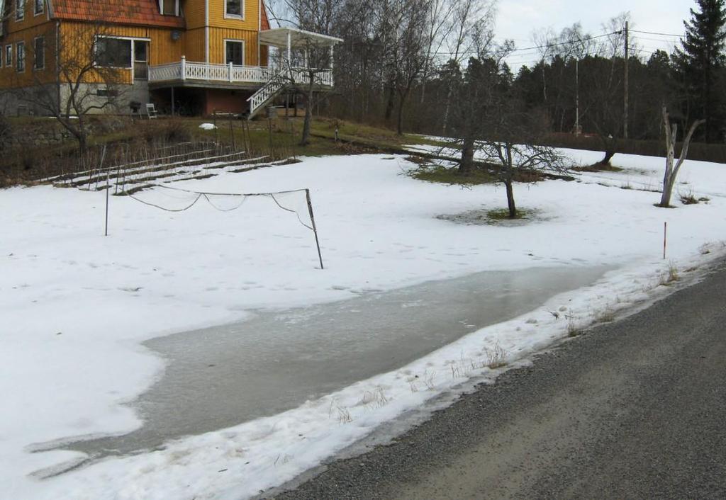 Vattensamling på privat mark efter