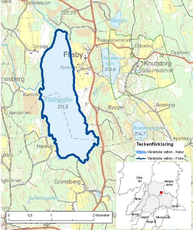 Flisbysjön ID-nr: 48 Nässjö Flisbysjön Lantmäteriet 2008. Ur GSD-Fastighetskartan ärende 106-2004/188F. Lantmäteriet 2008. Ur GSD-Terrängkartan ärende 106-2004/188F.