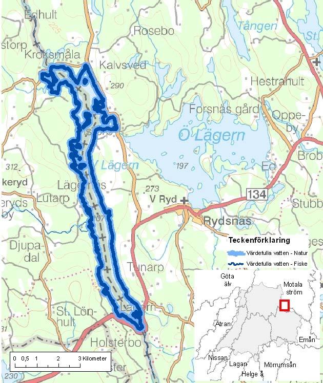 Västra Lägern ID-nr: 55 Aneby, Ydre Västra Lägern Lantmäteriet 2008. Ur GSD-Fastighetskartan ärende 106-2004/188F. Lantmäteriet 2008. Ur GSD-Terrängkartan ärende 106-2004/188F.