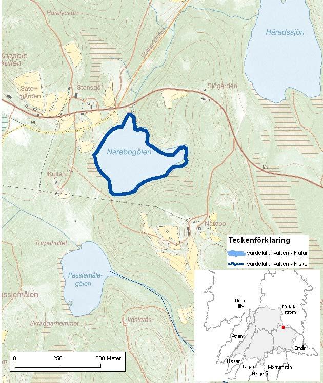 Narebogölen ID-nr: 62 Eksjö Narebogölen Lantmäteriet 2008. Ur GSD-Fastighetskartan ärende 106-2004/188F. Lantmäteriet 2008. Ur GSD-Terrängkartan ärende 106-2004/188F.