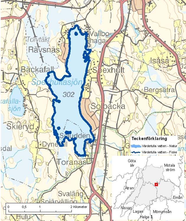 Spexhultasjön ID-nr: 74 Nässjö Spexhultasjön Lantmäteriet 2008. Ur GSD-Fastighetskartan ärende 106-2004/188F. Lantmäteriet 2008. Ur GSD-Terrängkartan ärende 106-2004/188F.