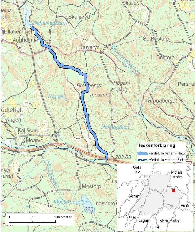 Bäck från Lillahemsgöl ID-nr: 80 Eksjö Bäck från Lillahemsgöl Lantmäteriet 2008. Ur GSD-Fastighetskartan ärende 106-2004/188F. Lantmäteriet 2008. Ur GSD-Terrängkartan ärende 106-2004/188F.