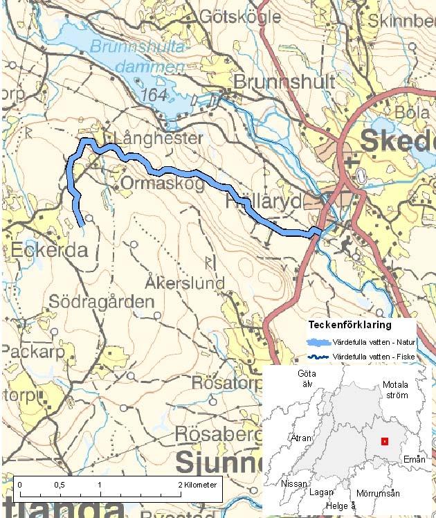 Nygårdsbäcken ID-nr: 102 Vetlanda Nygårdsbäcken Lantmäteriet 2008. Ur GSD-Fastighetskartan ärende 106-2004/188F. Lantmäteriet 2008. Ur GSD-Terrängkartan ärende 106-2004/188F.