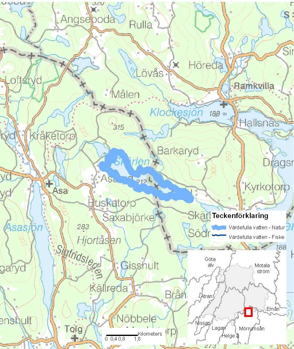 Skärlen ID-nr: 113 Vetlanda Skärlen Lantmäteriet 2008. Ur GSD-Fastighetskartan ärende 106-2004/188F. Lantmäteriet 2008. Ur GSD-Terrängkartan ärende 106-2004/188F.