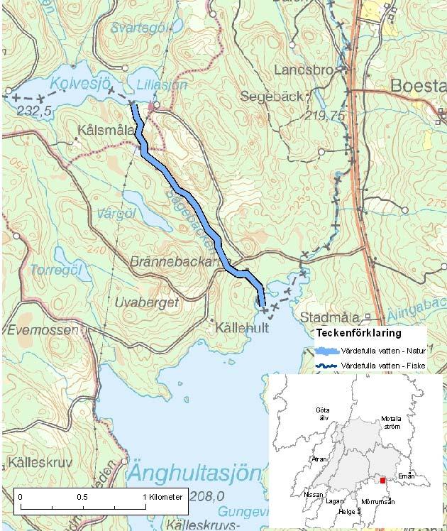 Sågebäcken ID-nr: 117 Vetlanda, Uppvidinge Sågebäcken Lantmäteriet 2008. Ur GSD-Fastighetskartan ärende 106-2004/188F. Lantmäteriet 2008. Ur GSD-Terrängkartan ärende 106-2004/188F.
