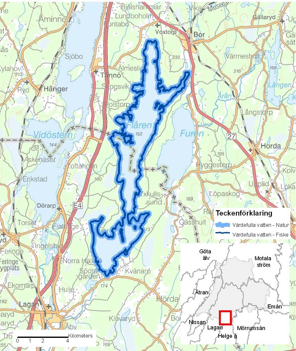 Flåren ID-nr: 132 Värnamo, Ljungby Flåren Lantmäteriet 2008. Ur GSD-Fastighetskartan ärende 106-2004/188F. Lantmäteriet 2008. Ur GSD-Terrängkartan ärende 106-2004/188F.