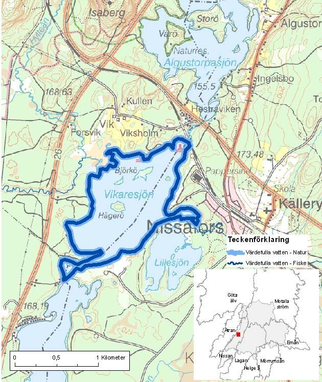Vikaresjön ID-nr: 149 Gislaved, Gnosjö Vikaresjön Lantmäteriet 2008. Ur GSD-Fastighetskartan ärende 106-2004/188F. Lantmäteriet 2008. Ur GSD-Terrängkartan ärende 106-2004/188F.