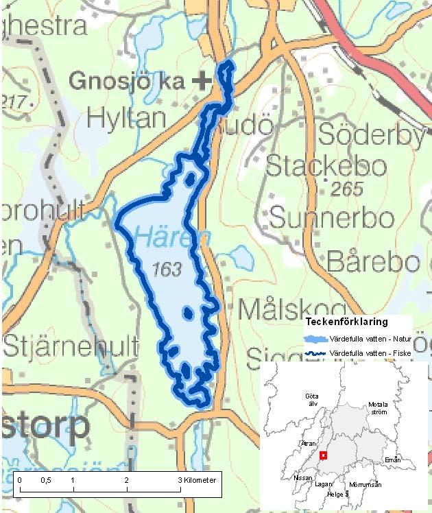 Hären ID-nr: 169 Gislaved Hären Lantmäteriet 2008. Ur GSD-Fastighetskartan ärende 106-2004/188F. Lantmäteriet 2008. Ur GSD-Terrängkartan ärende 106-2004/188F.