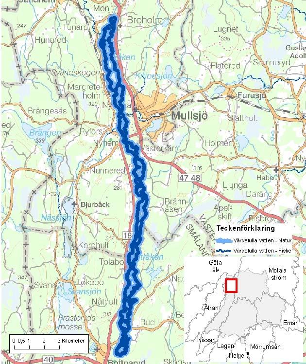 Stråken ID-nr: 189 Mullsjö, Habo, Jönköping Stråken Lantmäteriet 2008. Ur GSD-Fastighetskartan ärende 106-2004/188F. Lantmäteriet 2008. Ur GSD-Terrängkartan ärende 106-2004/188F.