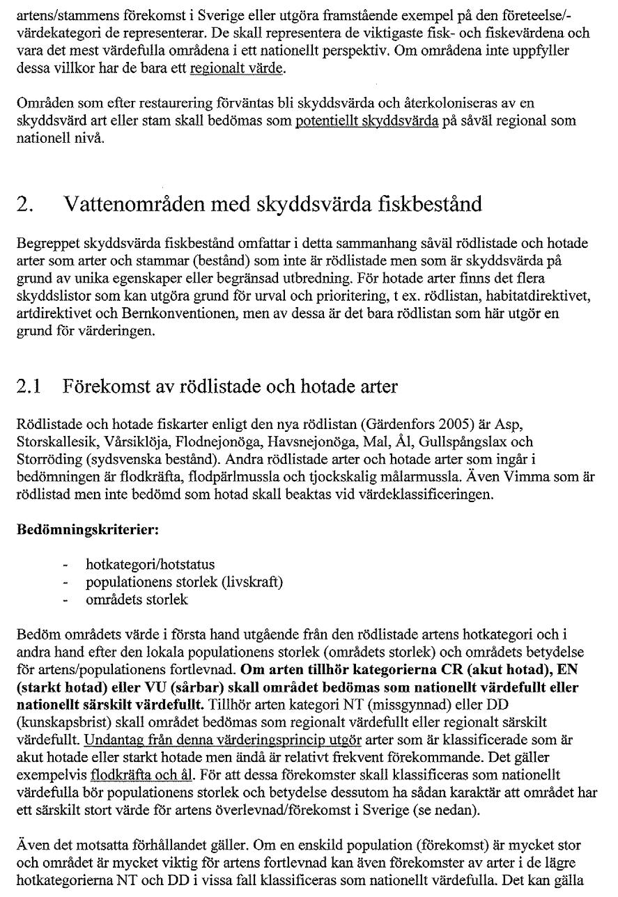 VÄRDEFULLA VATTEN