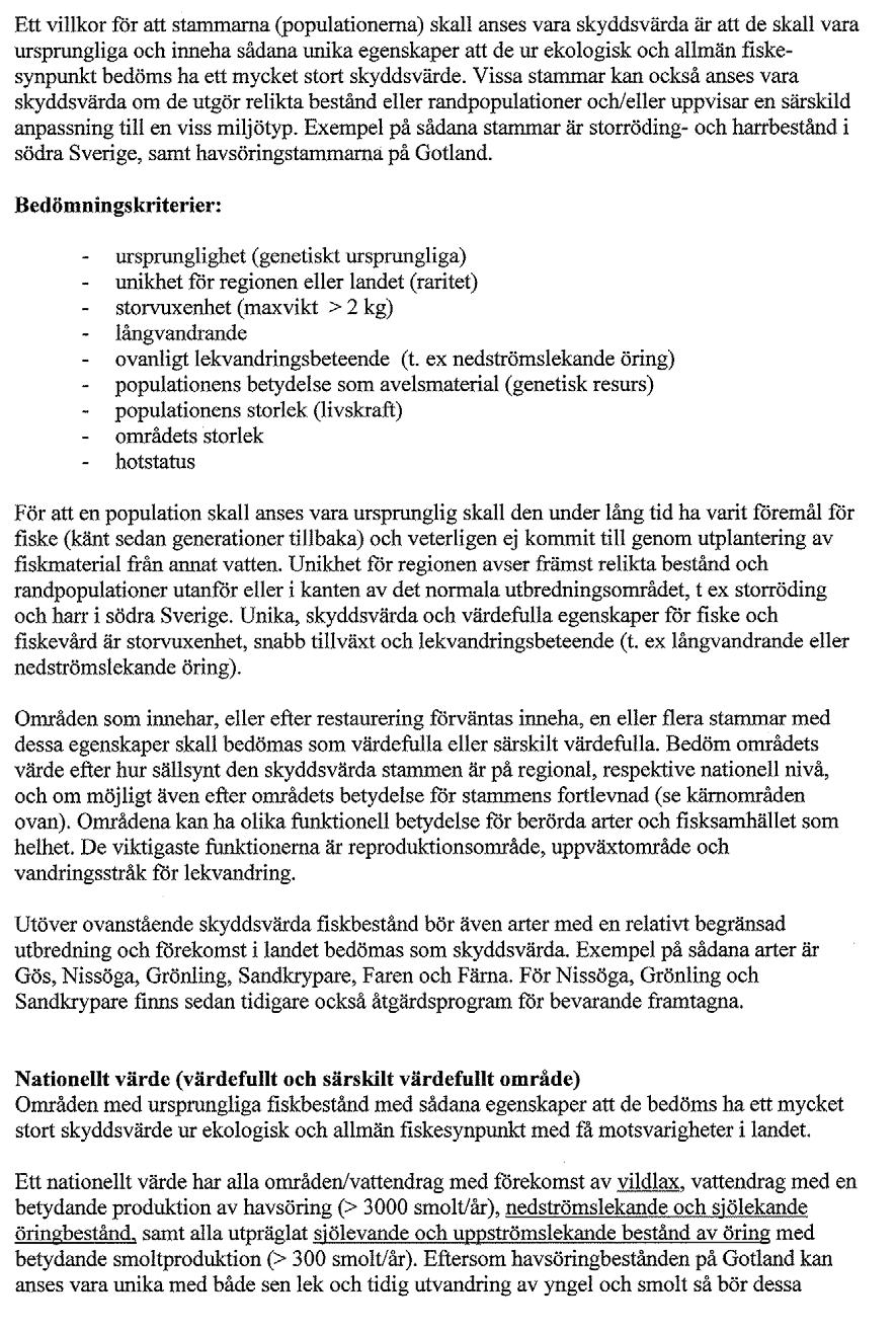 VÄRDEFULLA VATTEN