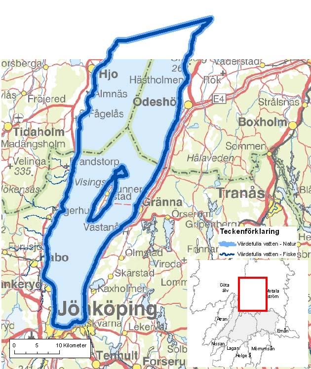 Vättern ID-nr: 3 Jönköping och Habo i Jönköpings län Vättern Lantmäteriet 2008. Ur GSD-Fastighetskartan ärende 106-2004/188F. Lantmäteriet 2008. Ur GSD-Terrängkartan ärende 106-2004/188F.