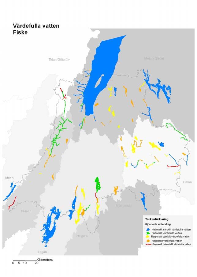Värdefulla vatten utpekade ur