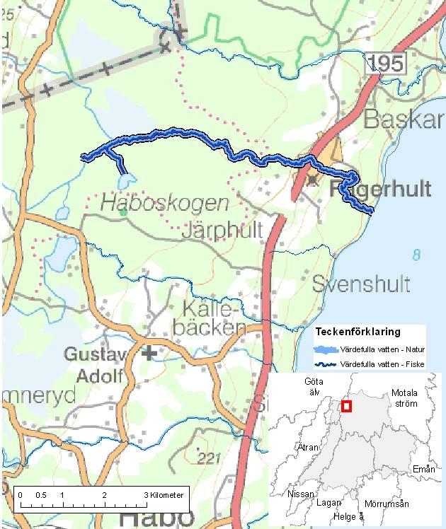 Gagnån ID-nr: 11 Habo Gagnån Lantmäteriet 2008. Ur GSD-Fastighetskartan ärende 106-2004/188F. Lantmäteriet 2008. Ur GSD-Terrängkartan ärende 106-2004/188F.