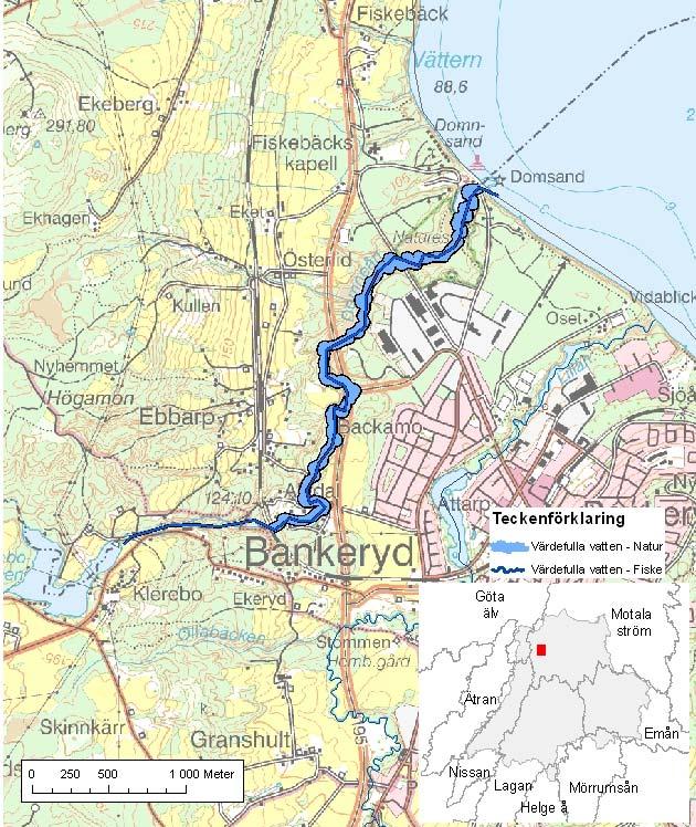 Domneån (och dess mynningsområde) ID-nr: 18 Habo, Jönköping Domneån (och dess mynningsområde) Lantmäteriet 2008. Ur GSD-Fastighetskartan ärende 106-2004/188F.