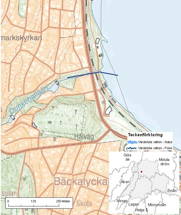 Dunkehallaån ID-nr: 20 Jönköping Dunkehallaån Lantmäteriet 2008. Ur GSD-Fastighetskartan ärende 106-2004/188F. Lantmäteriet 2008. Ur GSD-Terrängkartan ärende 106-2004/188F.