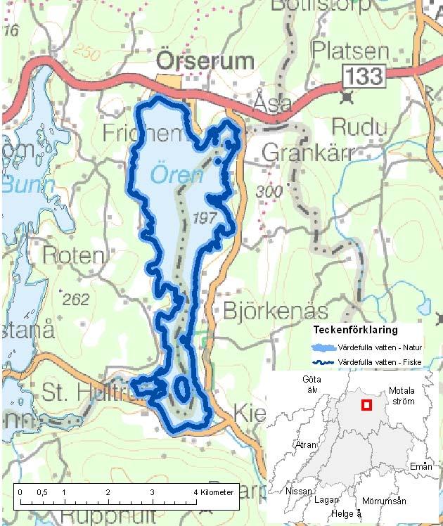 Ören ID-nr: 24 Jönköping, Aneby Ören Lantmäteriet 2008. Ur GSD-Fastighetskartan ärende 106-2004/188F. Lantmäteriet 2008. Ur GSD-Terrängkartan ärende 106-2004/188F.