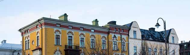 Det gula huset Wikströmska Huset (1892) är riktigt originellt
