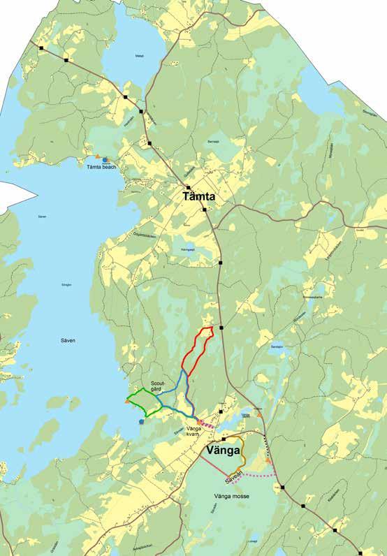 Vandringsleder har också funnit i området omkring Solviken och den närliggande