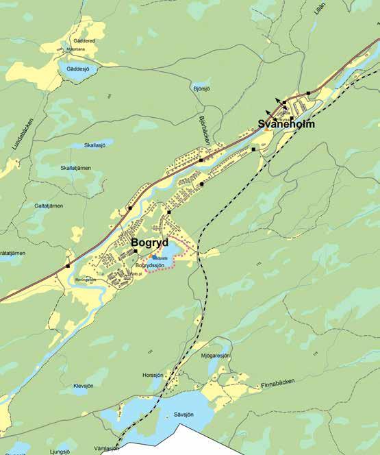 Område 33 Svaneholm och Bogryd Område 33 Svaneholm och Bogryd Möjlighet till spontan aktivitet Promenader, jogging, geocashing, skridskoåkning Anläggningar för rekreation