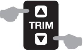 61899 När båten startas återgår Active Trim till på/av-tillståndet från föregående avstängning. Exempel: Om Active Trim var på vid föregående avstängning kommer den att vara på vid nästa start.