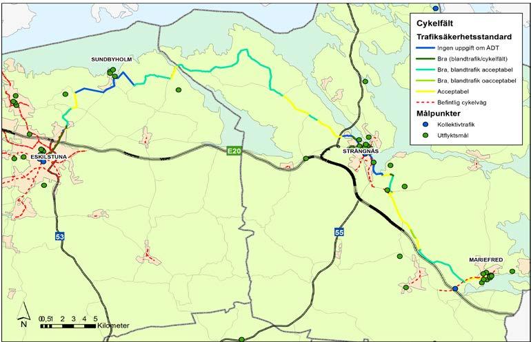 Särskilda turistcykelstråk Karta 36 Förslag på
