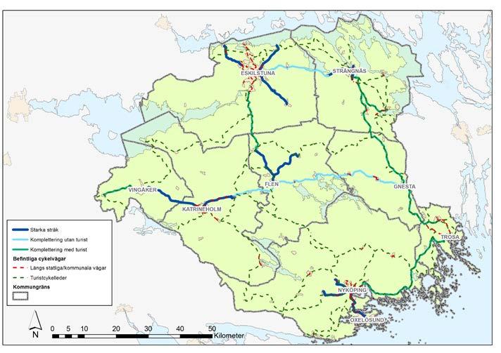 Karta 1 Vision om ett regionalt