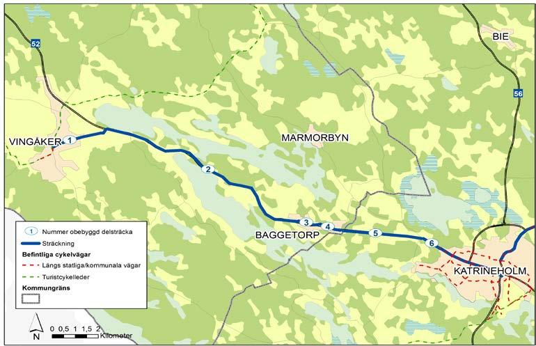 Starka cykelstråk Karta 23