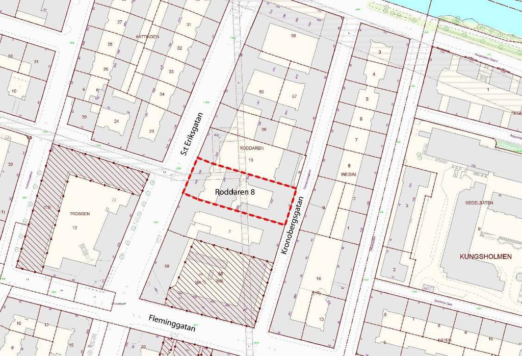 SID 2 (6) Utlåtande Planområdets lokalisering BAKGRUND Fastighetsägarna till fastigheten Roddaren 8, Fredrik Decker m.fl.