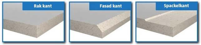 Applicering Infästning Infästning sker lämpligen med hårdgipsskruv, spik eller klammer.