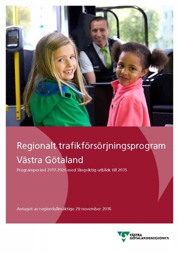 Lagen om kollektivtrafik SFS 2010:1065 2 kap 10 Ett regionalt trafikförsörjningsprogram skall innehålla en redovisning av 1. 2. 3. 4.