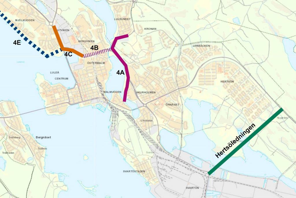 Östra Länken prioriterat för att Luleå ska kunna växa Konsekvenser - vad händer i närtid Större pågående va-investeringar måste fullföljas innan utbyggnaden av den allmänna va-systemet i Rutvik,