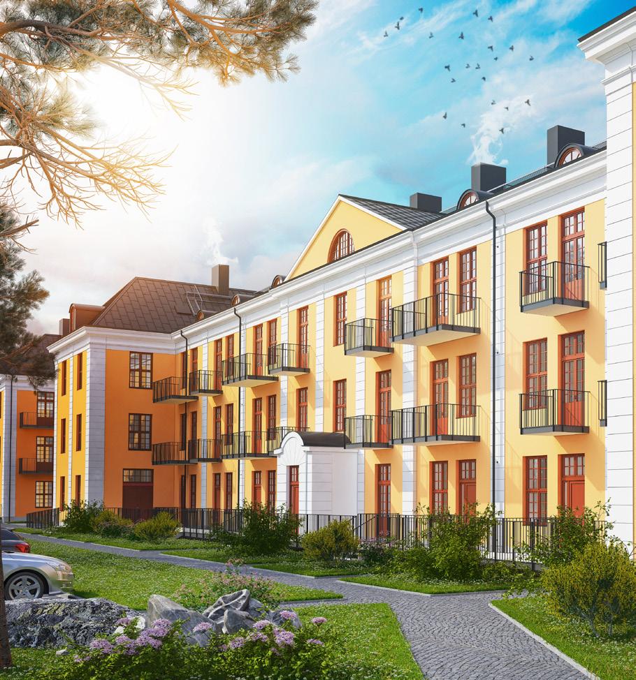 (19) Investeringarna blev 140 (151) Lokalarean uppgick till 75 000 (193 000) kvm.»intresset för lägenheter i ombyggda kaserner på Rindö och i Strängnäs överträffar alla förväntningar.