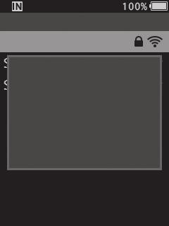 Välj ett nätverk SSID1 SSID2 SSID3 TILLBAKA AVSLUTA Ange lösenordet i händelse av att lösenordet för den valda accesspunkten inte har ställts in.