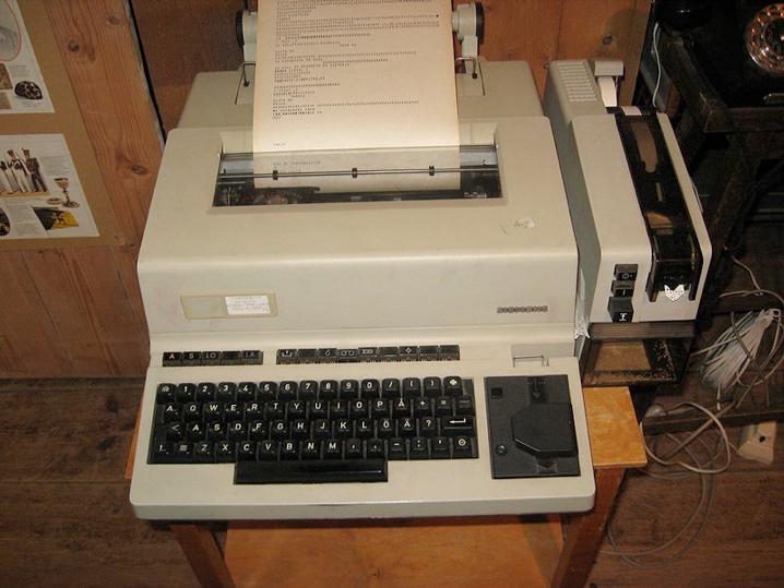 fjärrskrivare (teletype tty).