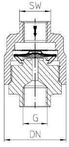 PN 16/40 DN 8-50 IA XX614 (PN 40) Invändig gänga Kopplingssvetsända Utvändig gänga / Invändig gänga H DN 8 10 15 20 25