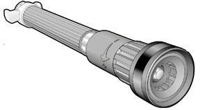 Klokoppling 227 Slangnippel, 19 mm med 147 nippel(1/8 ) för provtryckning 10 mm (150 l/min/6 bar) Röd grepphylsa 4482125 4482020 44820