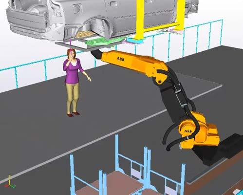 The robot can place the panel with the aim of managing the weight and the operator can use a handhold tool for assemble the clips. There is a need for assemble many clips with high precision.